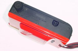 Konica Tomato 35mm Film Point & Shoot Camera 35/4 Lens in Red