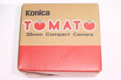 Konica Tomato 35mm Film Point & Shoot Camera 35/4 Lens in Red