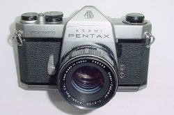Pentax Spotmatic SP 35mm Film SLR Manual Camera + Super-Takumar 55mm F/2 Lens