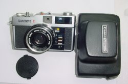 Canon Canodate E 35mm Film Rangefinder Camera with 40mm F/2.8 Lens