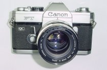Canon FT QL 35mm Film SLR Manual Camera with Canon 50mm F/1.4 FL Lens