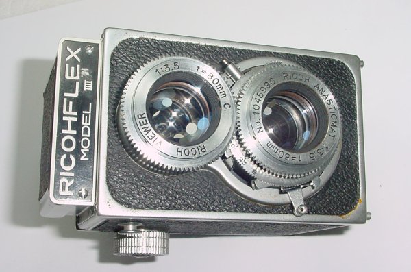 Ricoh Ricohflex Model III 120 Film Camera Anastigmat 80/3.5 Lens