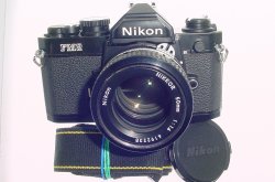 Nikon FM2 35mm Film SLR Manual Camera with Nikkor 50mm F/1.4 AI Lens - Black