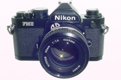 Nikon FM2n 35mm Film SLR Manual Camera with Nikkor 50mm F/1.4 AI Lens - Black