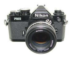Nikon FM2n 35mm Film SLR Manual Camera with Nikkor 50mm F/1.4 AIs Lens - Black