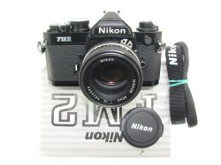 Nikon FM2n 35mm Film SLR Manual Camera with Nikkor 50mm F/1.4 AIs Lens - Black