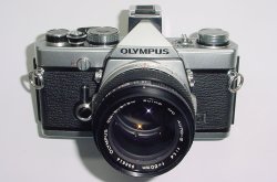 Olympus OM-1N 35mm Film SLR Manual Camera with Olympus 50mm f/1.4 MC Zuiko Lens