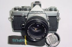 Olympus OM-1N 35mm Film SLR Manual Camera with Olympus 50mm f/1.4 MC Zuiko Lens