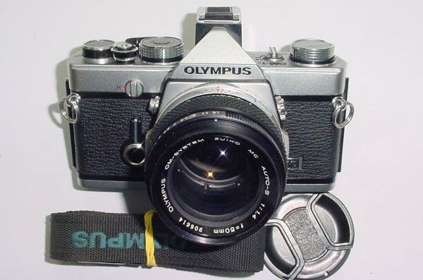 Olympus OM-1N 35mm Film SLR Manual Camera with Olympus 50mm f/1.4 MC Zuiko Lens
