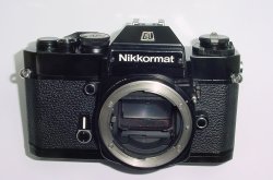 Nikon Nikkormat EL 35mm Film Manual SLR Camera Body in Black