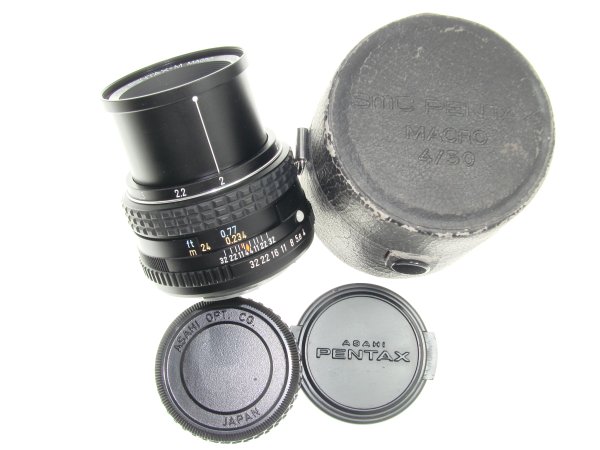 Pentax 50mm F/4 SMC Macro Pentax-M Manual Focus PK Mount Lens