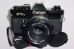 Canon FTb QL 35mm Film SLR Manual Camera + Canon 50mm F/1.8 FD S.C. Lens