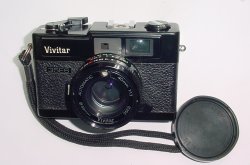 Vivitar 35ES 35mm Film Rangefinder Camera with 40mm F/1.7 Lens