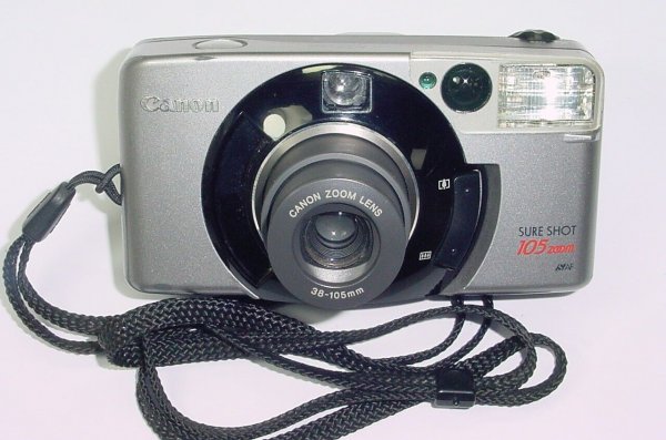 Canon SURE SHOT 105 Zoom Compact Point & Shoot Camera 38-105mm Lens Excellent