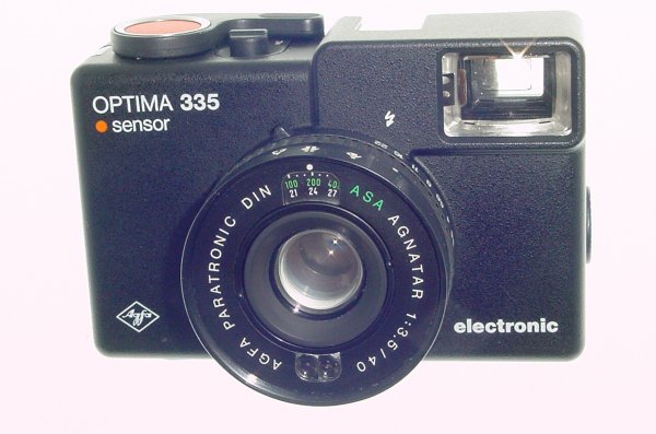 Agfa OPTIMA 335 sensor electronic 35mm Film Camera with 40mm F/3.5 Lens