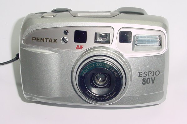 Pentax ESPIO 80V 35mm Film Point & Shoot Camera 38-80mm Zoom Lens