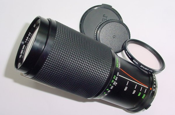 Vivitar 75-250mm F/3.8-4.5 MC Manual Focus Zoom Lens For Olympus OM System