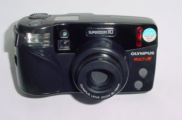 Olympus Superzoom 110 Multi AF Point & Shoot 35mm Film Camera 38-110mm Zoom Lens