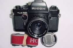 Ricoh TLS 401 35mm Film SLR Manual Camera with Rikenon 55mm f/2.8 Lens