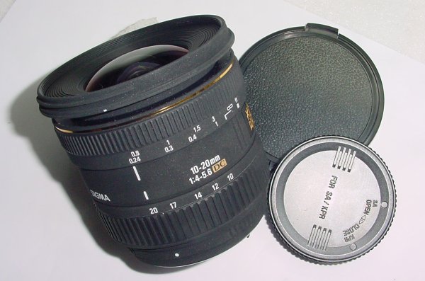 Sigma 10-20mm F/4-5.6 DC EX Auto Focus Wide Angle Zoom Lens For Pentax AF