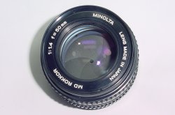 Minolta 50mm F/1.4 MD Rokkor Manual Focus Standard Lens