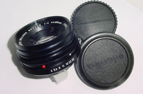 Minolta 100mm f/4 Auto Bellows Rokkor Lens