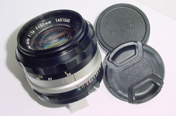 Nikon 50mm f/1.4 Auto Nikkor-S.C Pre-AI Standard Manual Focus Lens