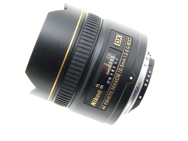 Nikon 10.5mm F/2.8 G ED DX Fisheye Nikkor AF Lens