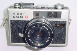 Ricoh 500 G Rangefinder 35mm Film Camera with 40/2.8 Lens