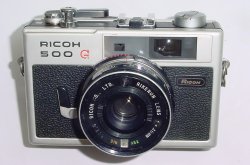 Ricoh 500 G Rangefinder 35mm Film Camera with 40/2.8 Lens