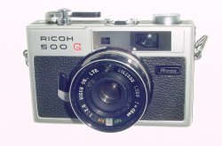 Ricoh 500 G Rangefinder 35mm Film Camera with 40/2.8 Lens