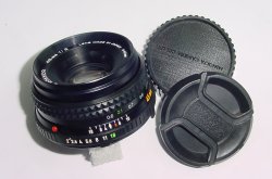 Minolta 45mm f/2 MD Rokkor Pancake Standard Manual Focus Lens