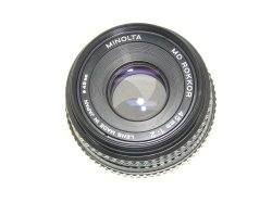 Minolta 45mm f/2 MD Rokkor Pancake Standard Manual Focus Lens