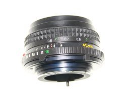 Minolta 45mm f/2 MD Rokkor Pancake Standard Manual Focus Lens