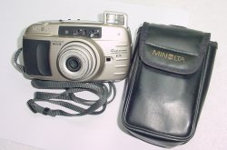 Minolta Elite Supreme Freedom Zoom EX Panorama Date Film Camera 39-125mm Lens