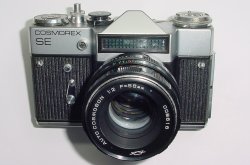 Zenit Cosmorex SE 35mm Film SLR Camera with Cosmogon 58mm f/2 Lens