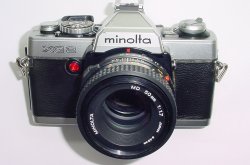 minolta XG 2 35mm Film SLR Manual Camera + Minolta 50mm F/1.7 MD Lens