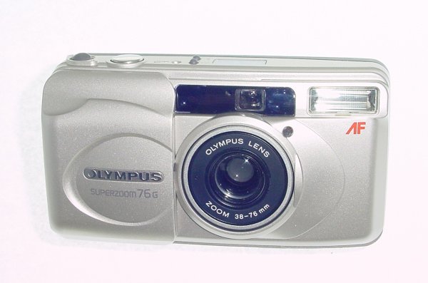 Olympus Superzoom 76 G AF Point & Shoot 35mm Film Camera 38-76mm Zoom Lens