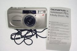 Olympus Superzoom 76 G AF Point & Shoot 35mm Film Camera 38-76mm Zoom Lens