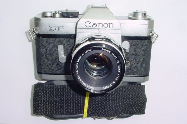 Canon FP 35mm Film Manual Camera with Canon 50mm F/1.8 FL Lens