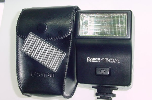 Canon 188A Speedlite Flash For Canon A-1 AE-1 AV-1 AT-1 AE-1 Program Cameras