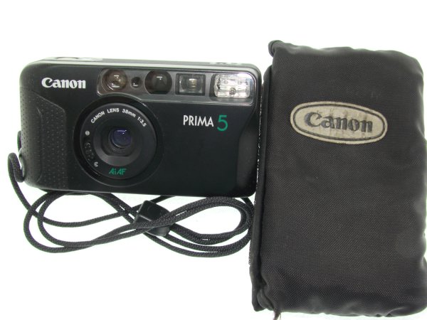 Canon Prima 5 Ai AF 35mm Film Point & Shoot Compact Camera 38/3.5 Lens