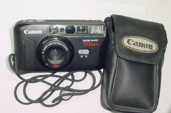 Canon SURE SHOT TELEMAX 35mm Film Point & Shoot Camera 38-70mm F/3.5-6.0 Lens