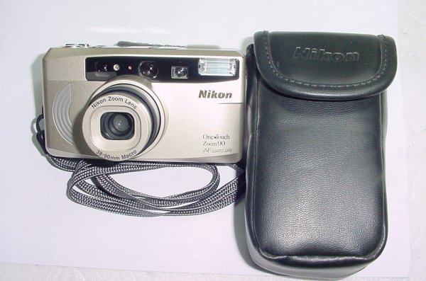 Nikon One Touch Zoom 90 AF Quartz Date 35mm Film Point & Shoot Camera