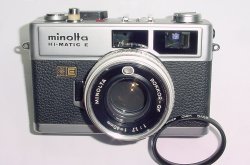 minolta HI-MATIC E 35mm Film Rangefinder Manual Camera Rokkor-QF 40/1.7 Lens