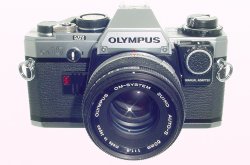 Olympus OM10 35mm Film SLR Manual Camera with 50/1.8 Zuiko Lens + MA