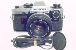 Olympus OM10 35mm Film SLR Manual Camera with 50/1.8 Zuiko Lens + MA