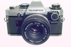 Olympus OM10 35mm Film SLR Manual Camera with 50/1.8 Zuiko Lens + MA