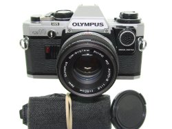 Olympus OM10 35mm Film SLR Manual Camera with 50/1.8 Zuiko Lens + MA