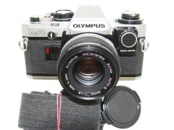 Olympus OM10 35mm Film SLR Manual Camera with 50/1.8 Zuiko Lens + MA